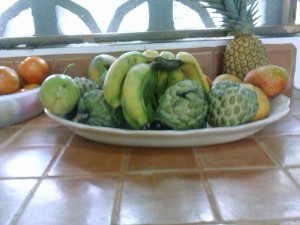 We love the luscious fruit choices here in Grenada.