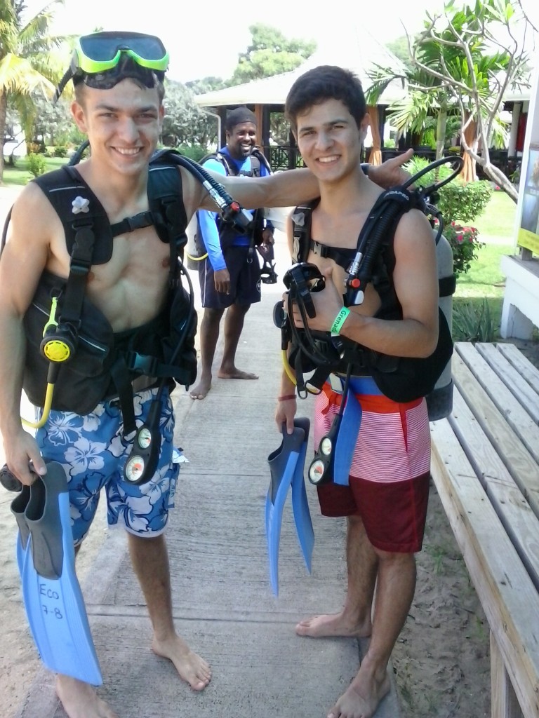 Entertaining Grandsons in Grenada